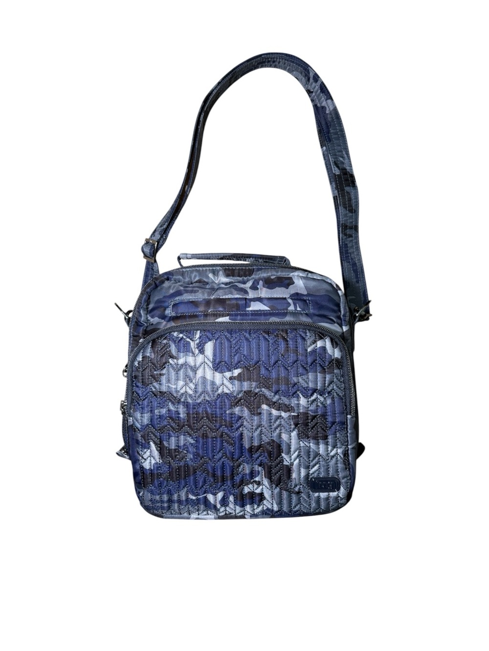 Lug Ranger Crossbody Bag Quilted Navy Camo Travel Purse